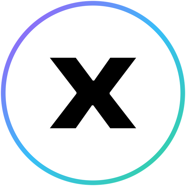 XA:I CORE Bildmarke — Rund, Hell