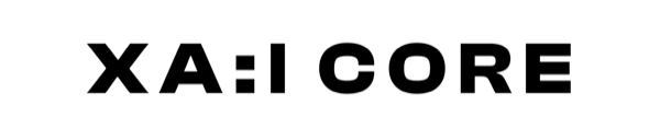 XA:I CORE Wortmarke — Schwarz