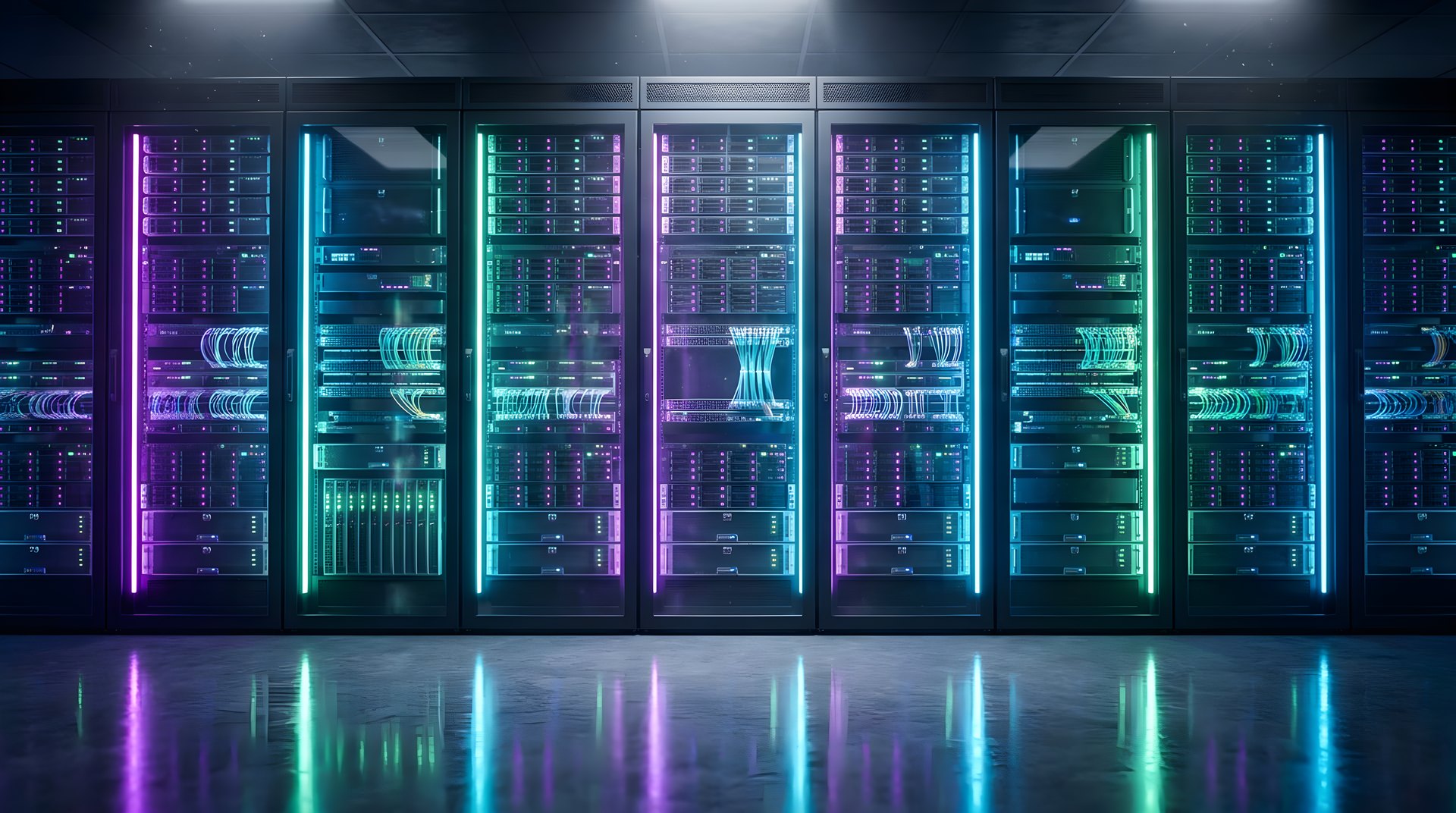 XA:I CORE — Hochleistungs-Rechenzentrum, Server-Wand